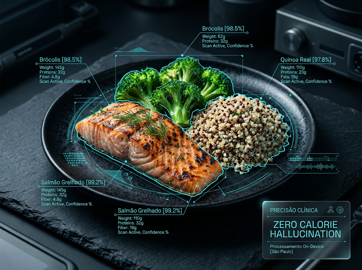 Visão computacional EatControl com segmentação de prato